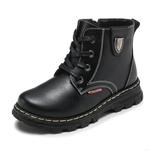 Children shoes for winter boys high quality warm boots big boy fashion