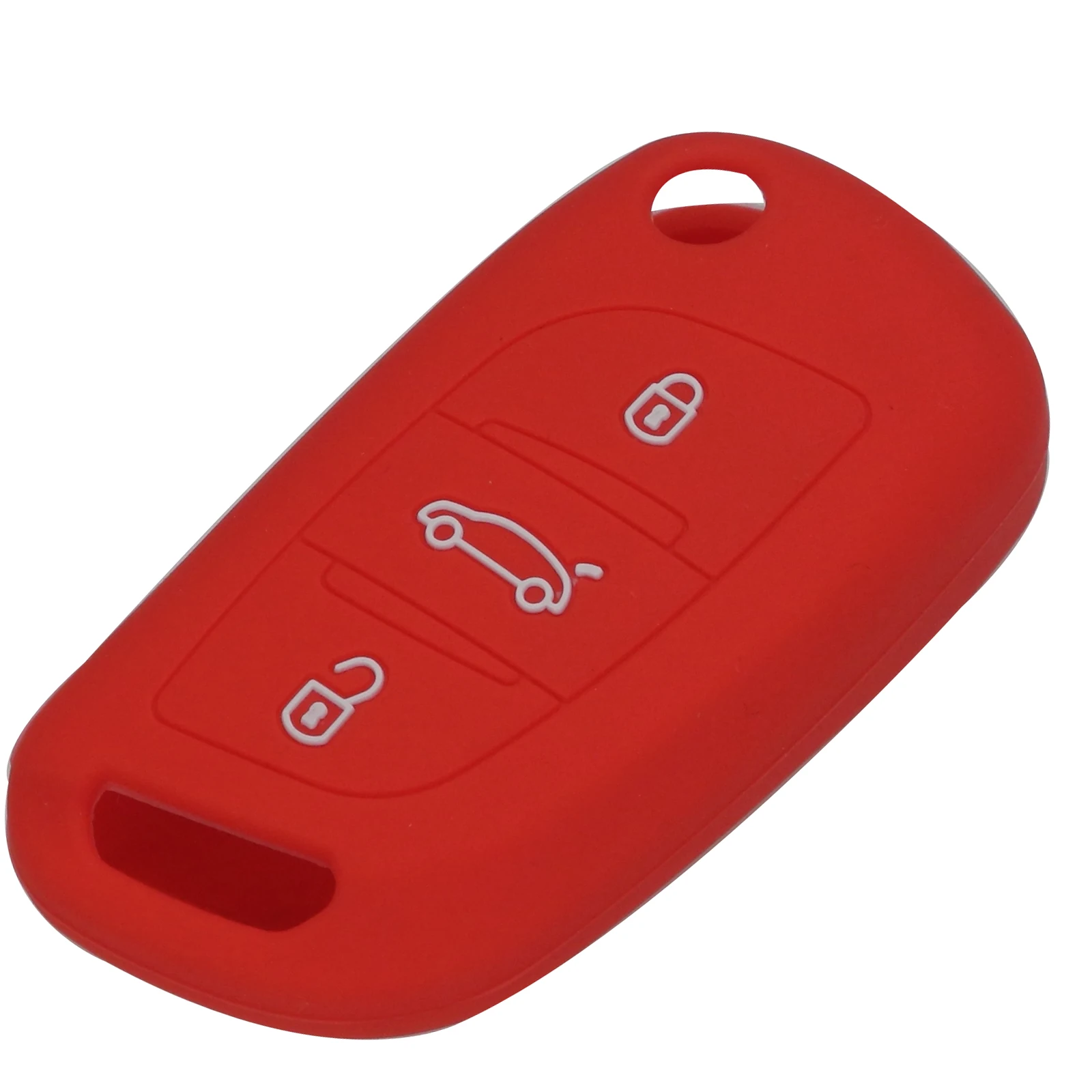 Keyforkess 30 pz/lotto copertura della cassa chiave dell'automobile del Silicone telecomando automatico Fob per Citroen C4L C5 DS 5LS solo per DS chiave originale -