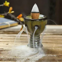 Творческий благовония или горелка мини Ладан курильница с обратным потоком Ладан горелки Применение в Офис teaho Применение Ладан