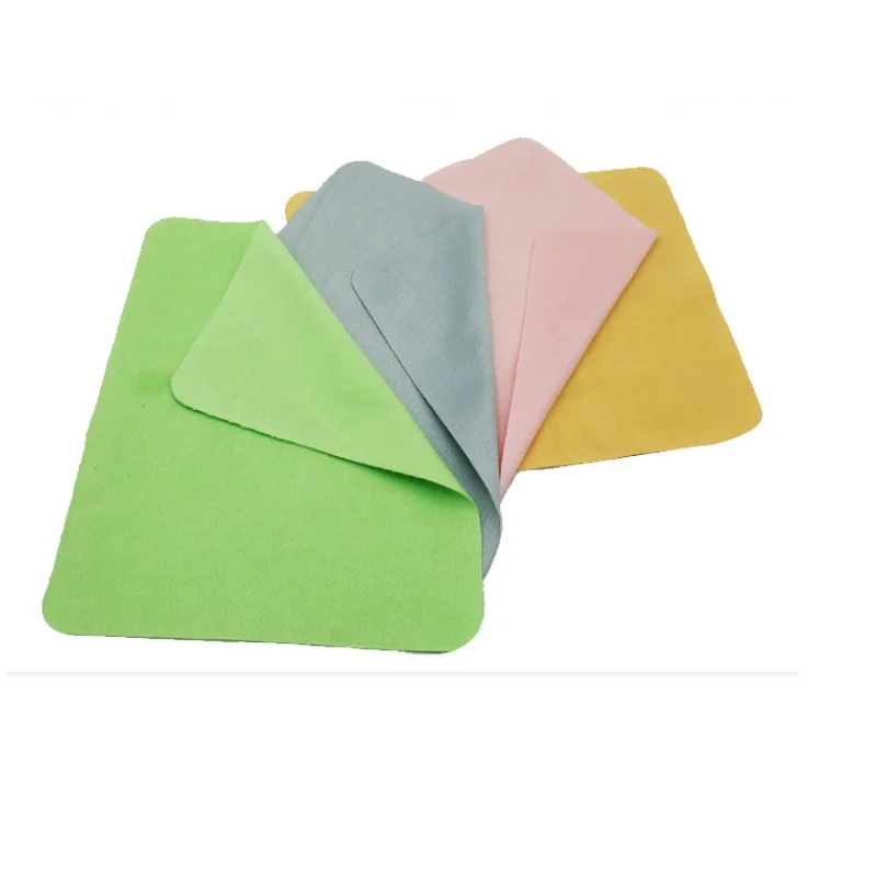 High quality Glasses Cleaner 15X18cm Suede Microfiber Glasses Cleaning