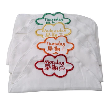 

7-piece/bag Baby Sweat Towel Towel Sweat Towel Korean Baby Towel Seven-color Gauze Super Soft Pad Sling High Quality