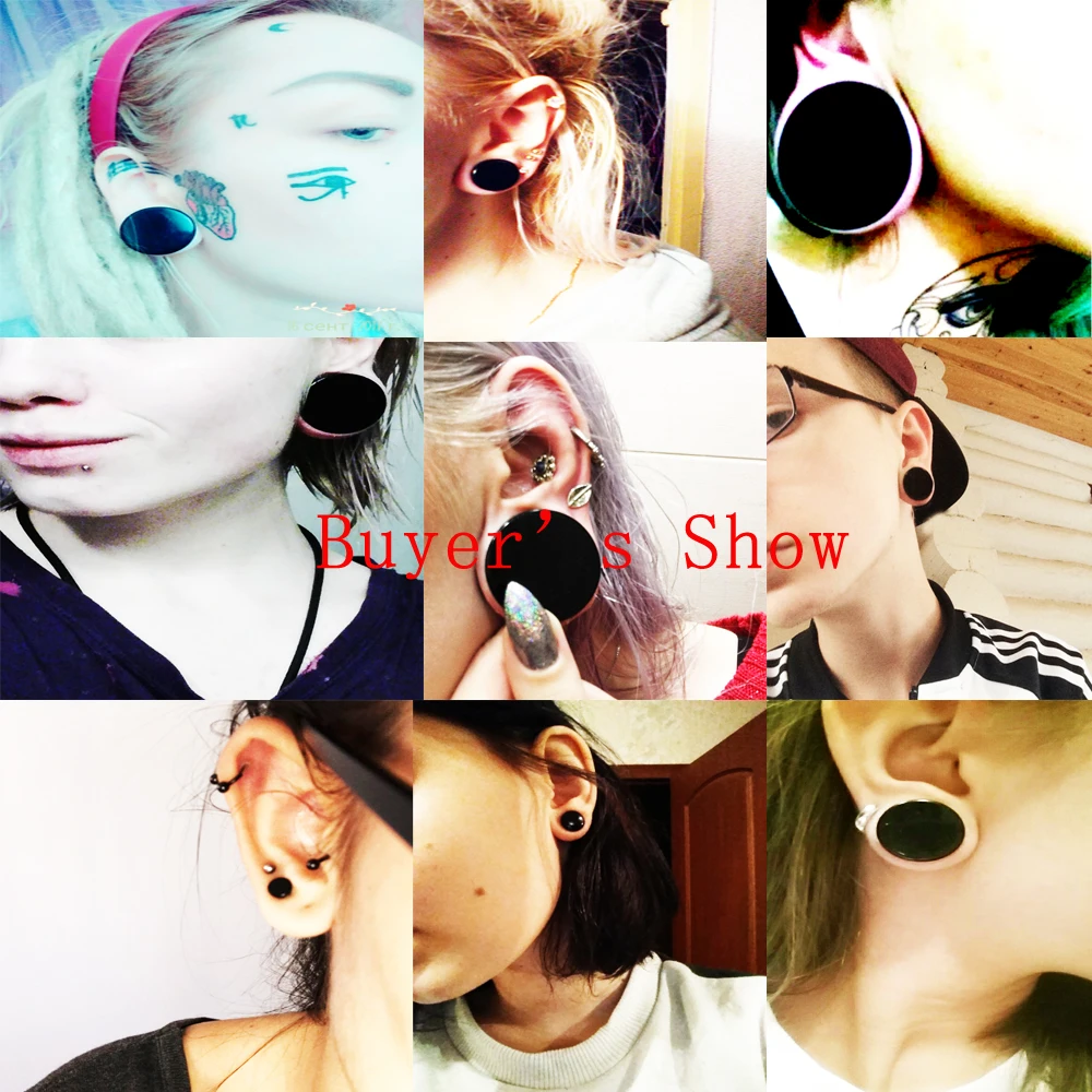 1 пара акриловые вставки для ушей 3 14 мм|body jewelry|ear expander piercingsexpander piercing |