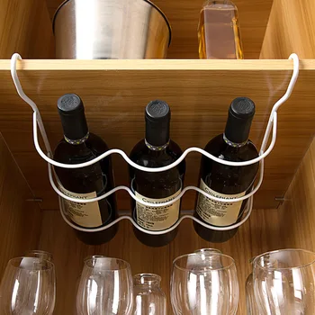

Practical Storage Rack with Hooks Organizer Holder Display Drawer for Beer Icebox Wardrobe P7Ding