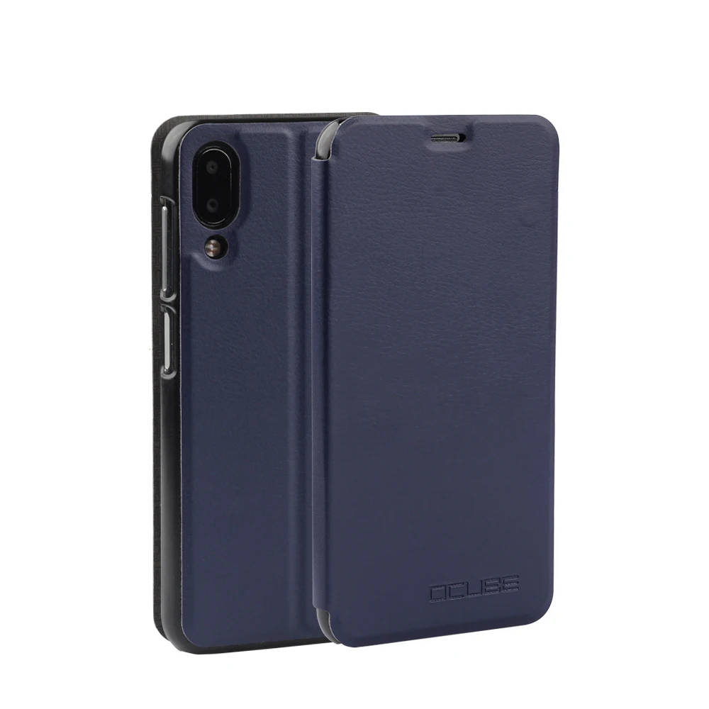 Ocube Роскошный кожаный флип Защитная пленка для UMI umidigi One Pro A3 F1 Play Max A5 Custodia Housse