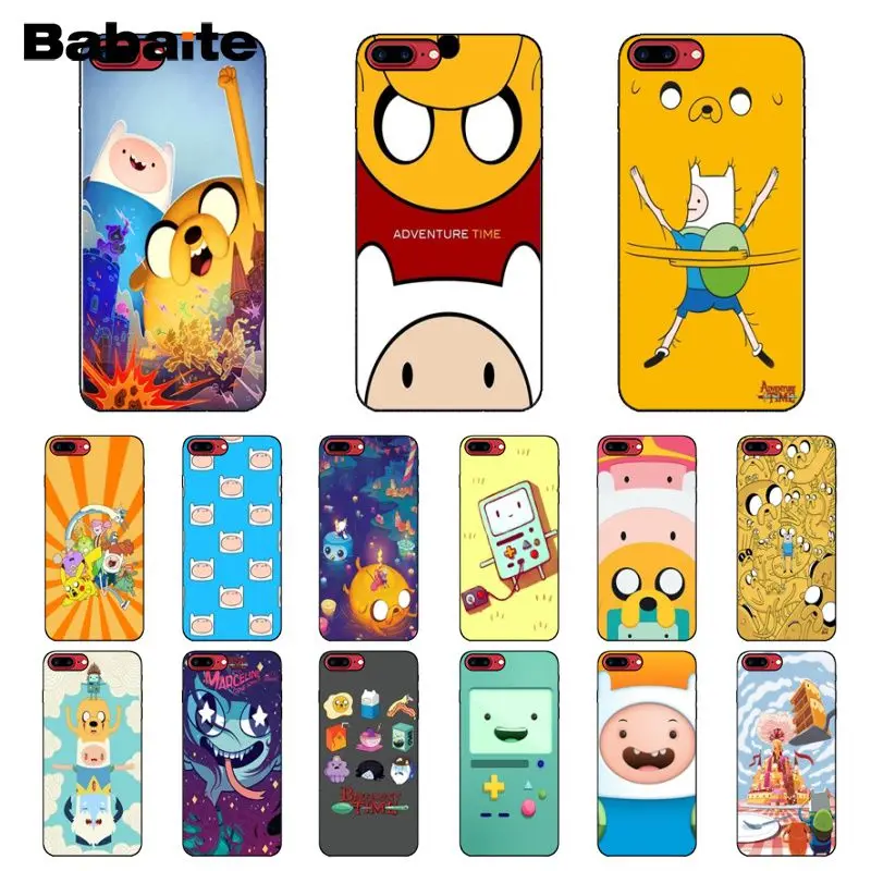 Мягкий силиконовый чехол Babaite adventure time для Apple iPhone 8 7 6 6S Plus X XS MAX 5 5S SE XR |