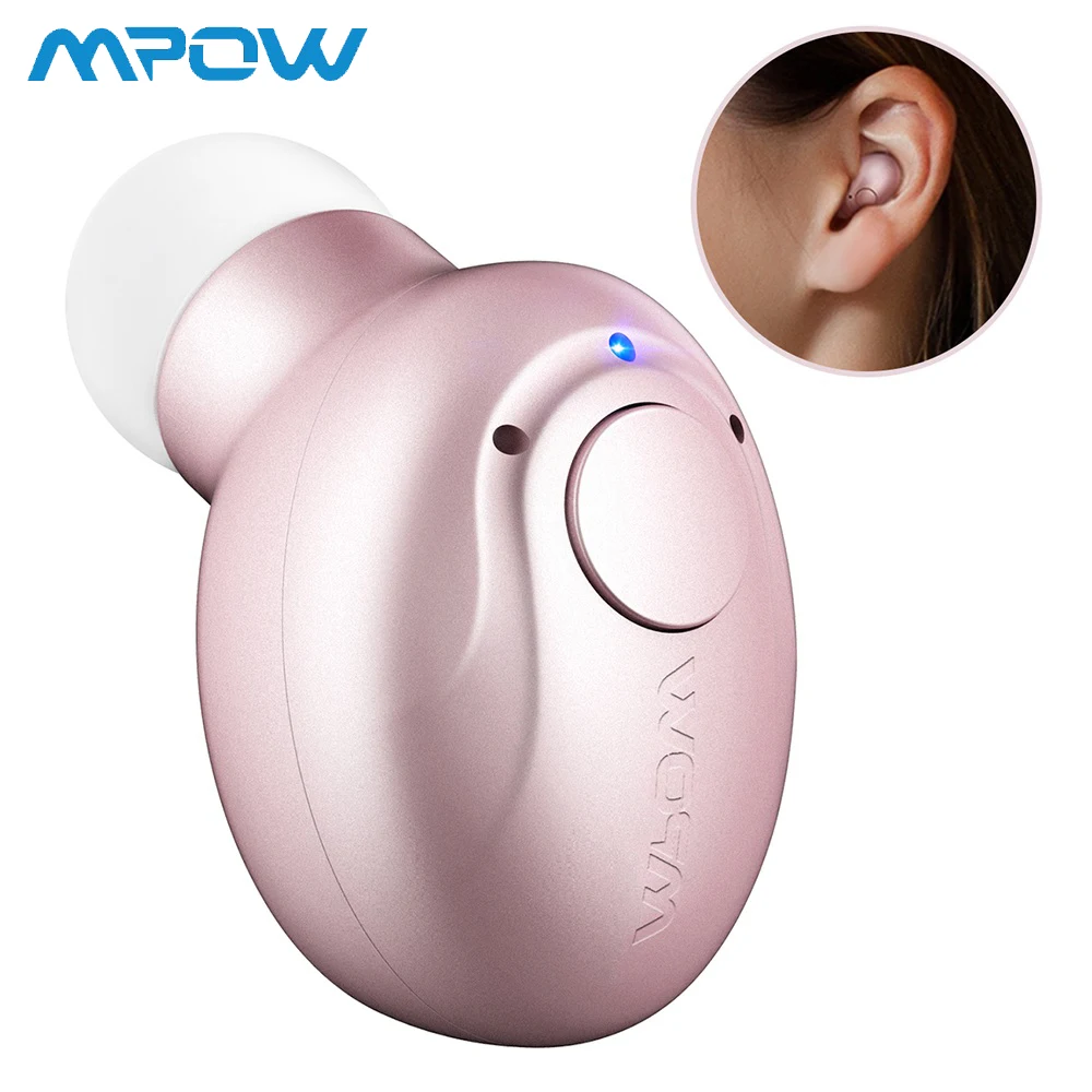 

1Pc Mpow EM1 Mini Bluetooth Single Earphones Wireless In-Ear Headset With Mic Carring Bag for Huawei iPhone Xiaomi Cell Phone