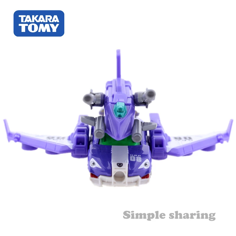 Takara Tomy Tomica Hyper Police HBP08 Hawk Toyota 86 трансформер литье под давлением Миниатюрная