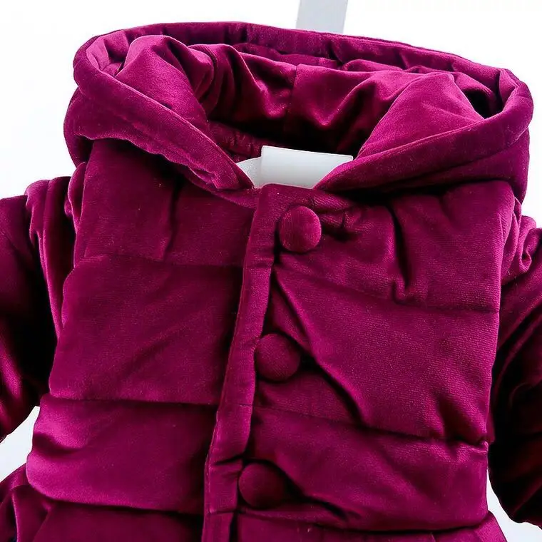 Новинка года, зимние комплекты одежды для маленьких девочек, плотное теплое пальто с хлопковой подкладкой+ штаны удобный теплый зимний костюм из 2 предметов для маленьких девочек