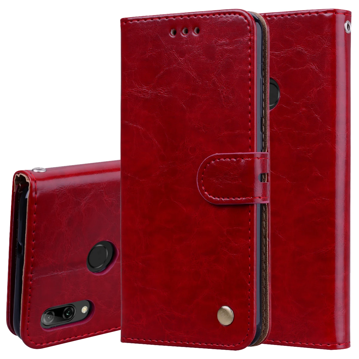 Leather Wallet Case For Huawei P Smart 2019 POT-LX1 LX2 LX3 Phone On FIG-LX1 Psmart Plus Silicon Cover | Мобильные телефоны и