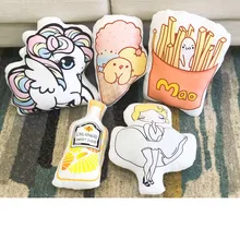 Nooer мультфильм Ins Мэрилин Монро картофель фри Мороженое Мягкие подушки диванную подушку плюшевые игрушки подарок на день рождения для девочек