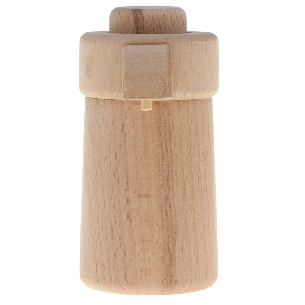 Wooden Educational Pretend Play Toy - Natural Wooden Kettle for Girls Role Play Game