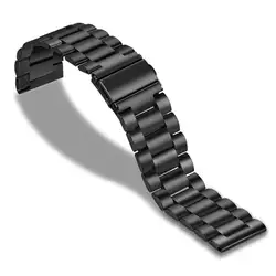 Сетка петля Замена спортивные часы ремешок с двойной застежкой для huawei GT 22 мм из нержавеющей стали умные часы с ремнем
