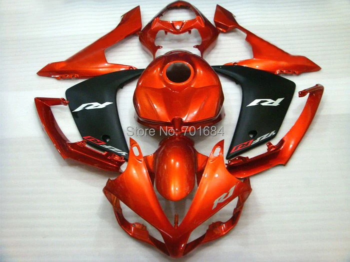 ABS Bodywork Red For YAMAHA YZF1000 R1 2007 2008 07-08 (5) Fairing Injection Mold [CK828] | Автомобили и мотоциклы