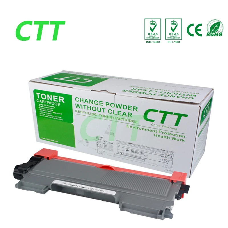 1 Black Compatible TN 2010 Laser Toner Printer Cartridge (NO WASTE