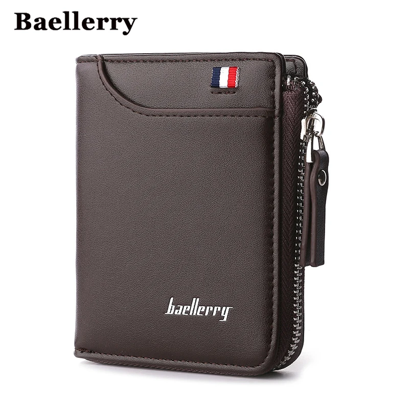 

Wallet men zipper around big capacity men wallets leather style fashion male clutch men's purse male wallet