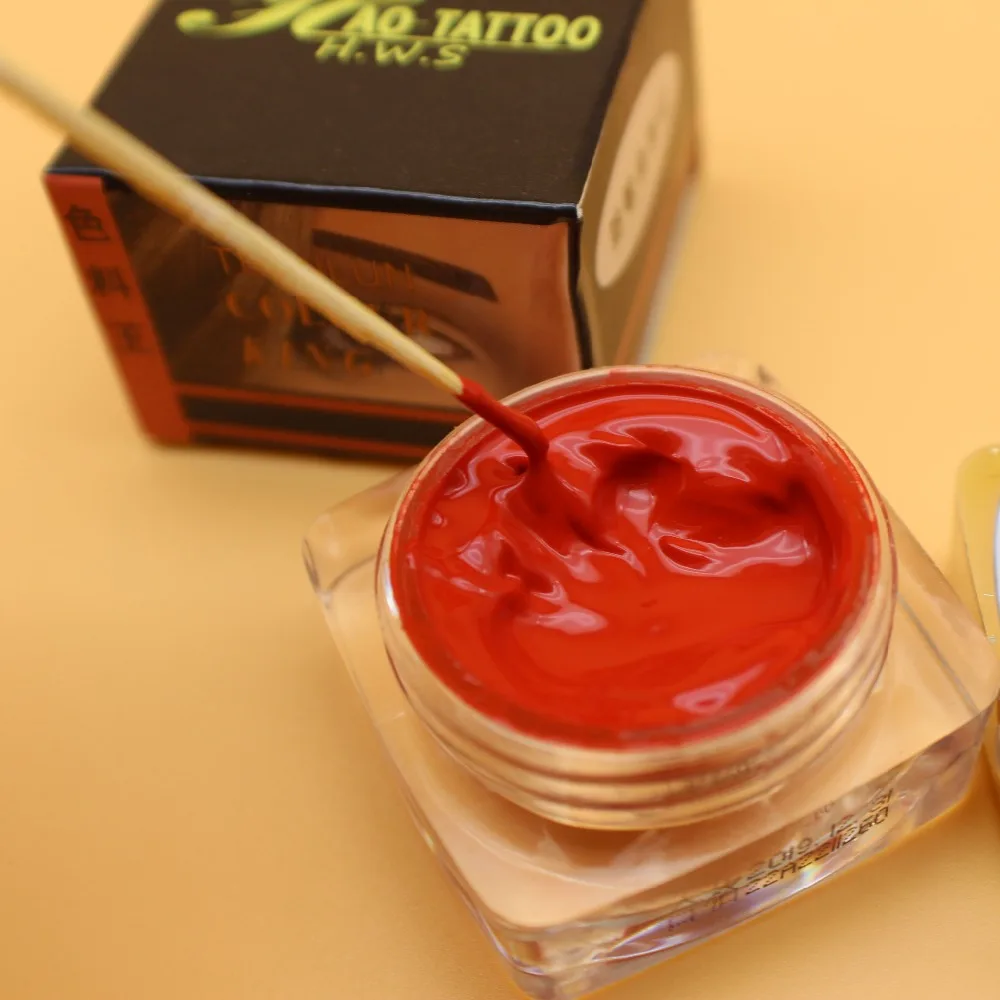 

1 Pcs 10ml Eyebrow Manual Tattoo Ink TEENLUN COLOR KING Permanent Makeup Micro Pigment For Eyebrow Lip Cosmetic Tattoo Red