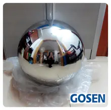 1 PCS 120MM Stainless Steel Hollow Ball Mirror Polished Shiny Sphere For Garden Ornament Free Shipping