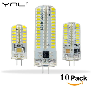 10pcs G4 LED Bulb Lamp High Power 3W SMD2835 3014  AC 220V White/Warm White Light replace Halogen Spotlight Chandelier