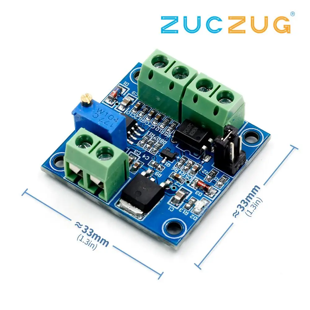 PWM to Voltage Converter Module 0 100 to 0 10V for PLC MCU Digital to
