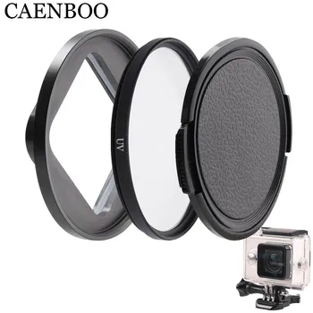 

CAENBOO Lens Filters For XiaoMi Yi 4K/II/Lite/+Plus UV Filter Sport Action Camera Yi 4K + Waterproof Case 52mm Cap Accessories