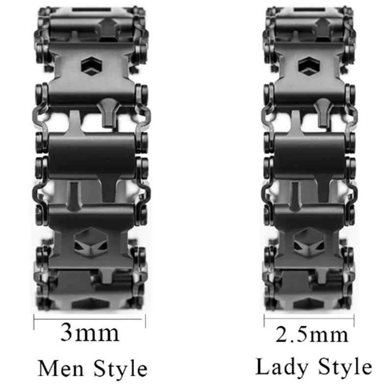 DreamBell мужской открытый Комбинированный браслет многофункциональный ношение отвертка инструмент ручная цепь поле выживания браслет 2,45