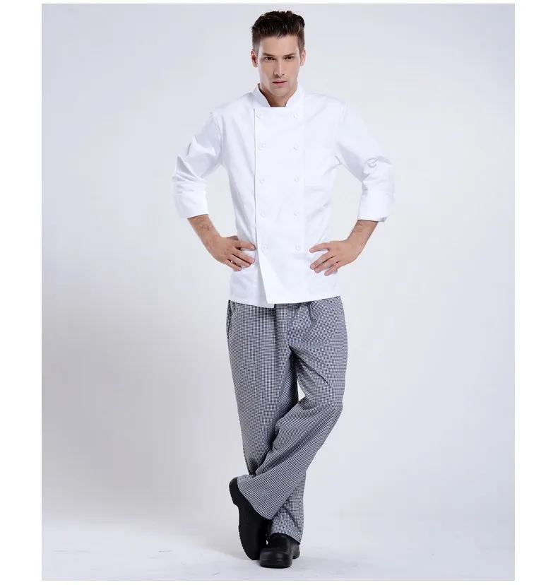 Pantalones para chef бренд высокого качества Хаундстут брюки шеф-повара для мужчин и женщин мешковатые le мужские брюки Униформа