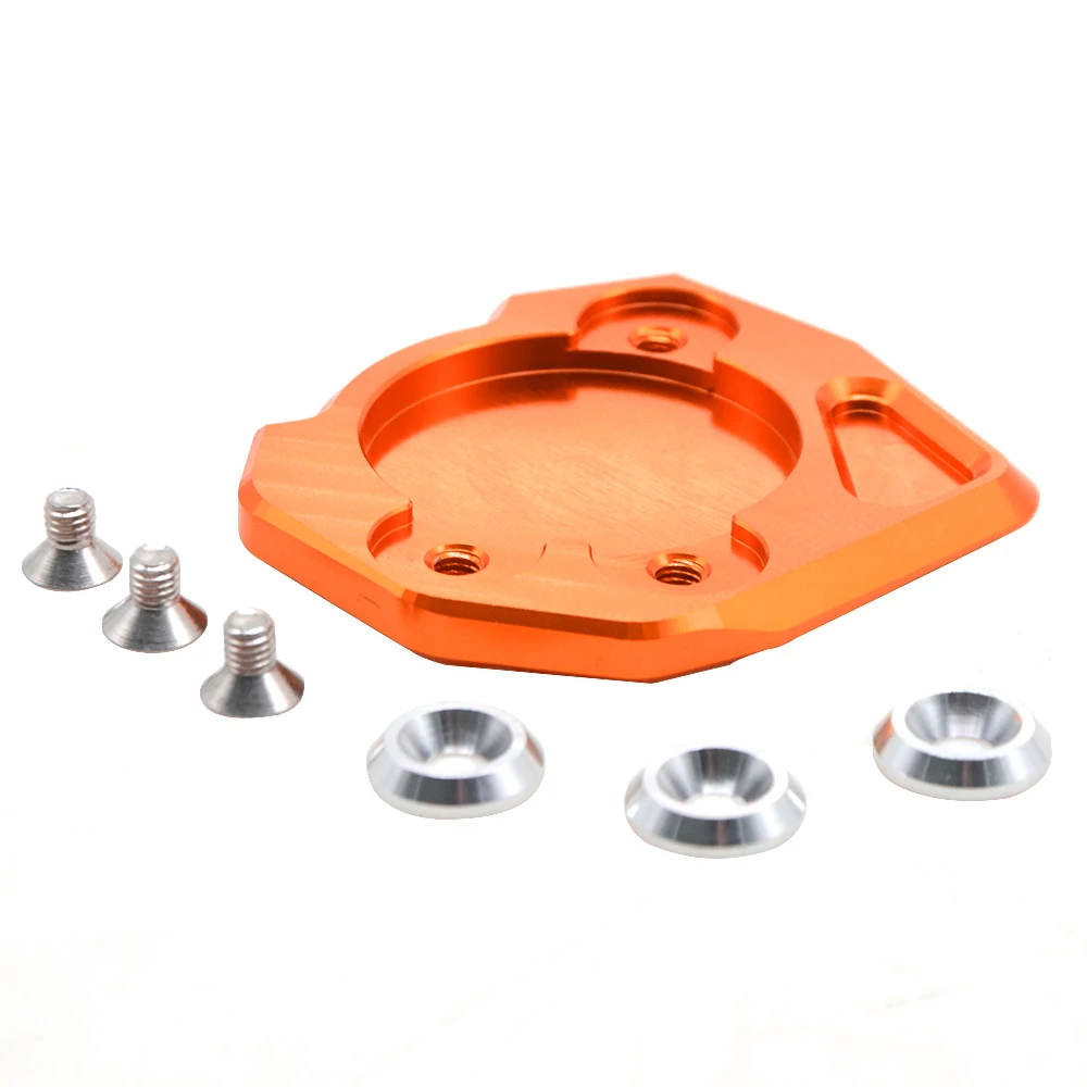 

For KTM DUKE 200 390 2013 2014 2015 Motorcycle CNC Foot Side Stand Enlarger Extension Kickstand Plate Pad