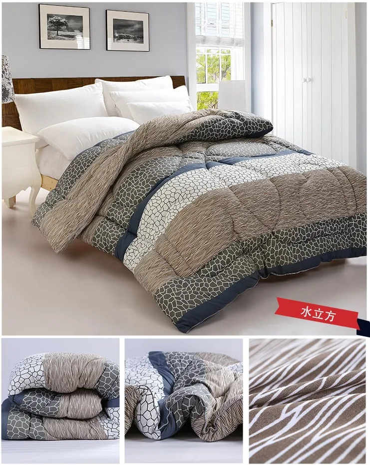 Высокое качество одеяло из полиэстера полиэстер Наполнитель теплый одеяло зима/осень Stiching Стеганный килт постельные принадлежности пледы одеяло