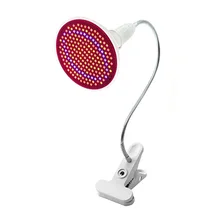 Электрический светодиодный фотон легкий уход за кожей лица терапии омоложения лица Массажер лампы анти акне удаление морщин с держателем лампы