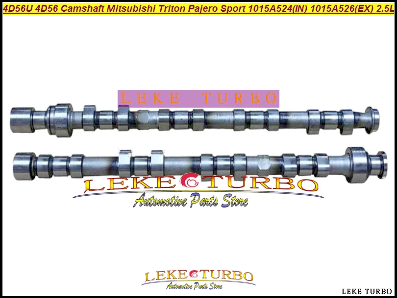 Распредвал 4D56U 4D56 16v для Mitsubishi L200 Triton Pajero Sport Montero 2.5L TDI DOHC 05 1015A524 (IN) + 1015A526 (EX) |