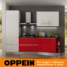 Европейский стандартный маленький кухонный шкаф лак отделка OP15-L25