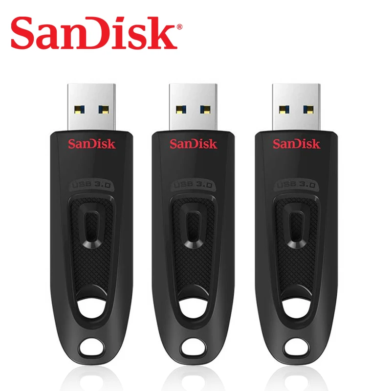 SanDisk флеш накопитель USB 3 0 диск 128 Гб 64 ГБ 32 256 маленький Флешка карта памяти