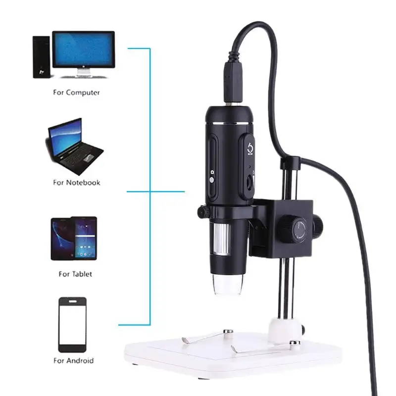 Portable Digital Electronic Microscope Endoscope Magnifier Video Camera 1000X 8 LED With Lift Stand USB Microscope Desk Loup Portable Digital Electronic Microscope Endoscope Magnifier Video Camera 1000X 8 LED With Lift Stand USB Microscope Desk Loup