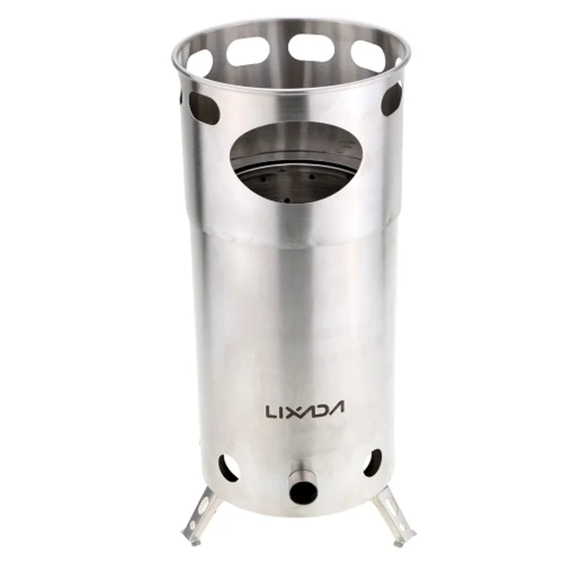 

15% Outdoor Portable Camping Picnic Wood Stove with Storage Bag