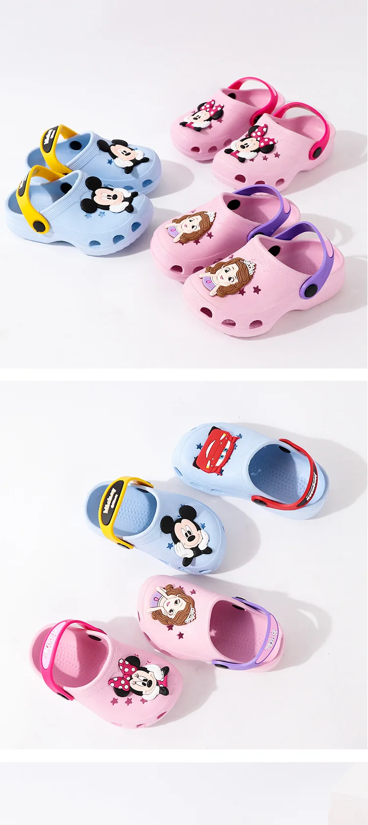Verão do Bebê Sandálias de Praia Bonito dos Desenhos Disney Meninos Menina Multifunções Chinelos Flip Buraco Sapatos Animados Crianças Respirável Sandálias 10 Computers & Electronics