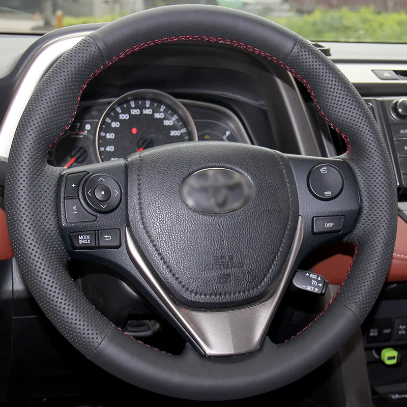 Чехол на руль BANNIS для Toyota RAV4 2013 2014 Corolla|Чехлы руль| |