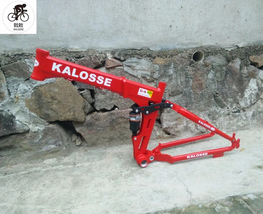 Best Kaloss Full suspension snow bike frame BB120mm 26*4.0 inch Folding Fat bike frame 26*17 inch , Beach bike frame 1 Best Kaloss Full suspension snow bike frame BB120mm 26*4.0 inch Folding Fat bike frame 26*17 inch , Beach bike frame 1