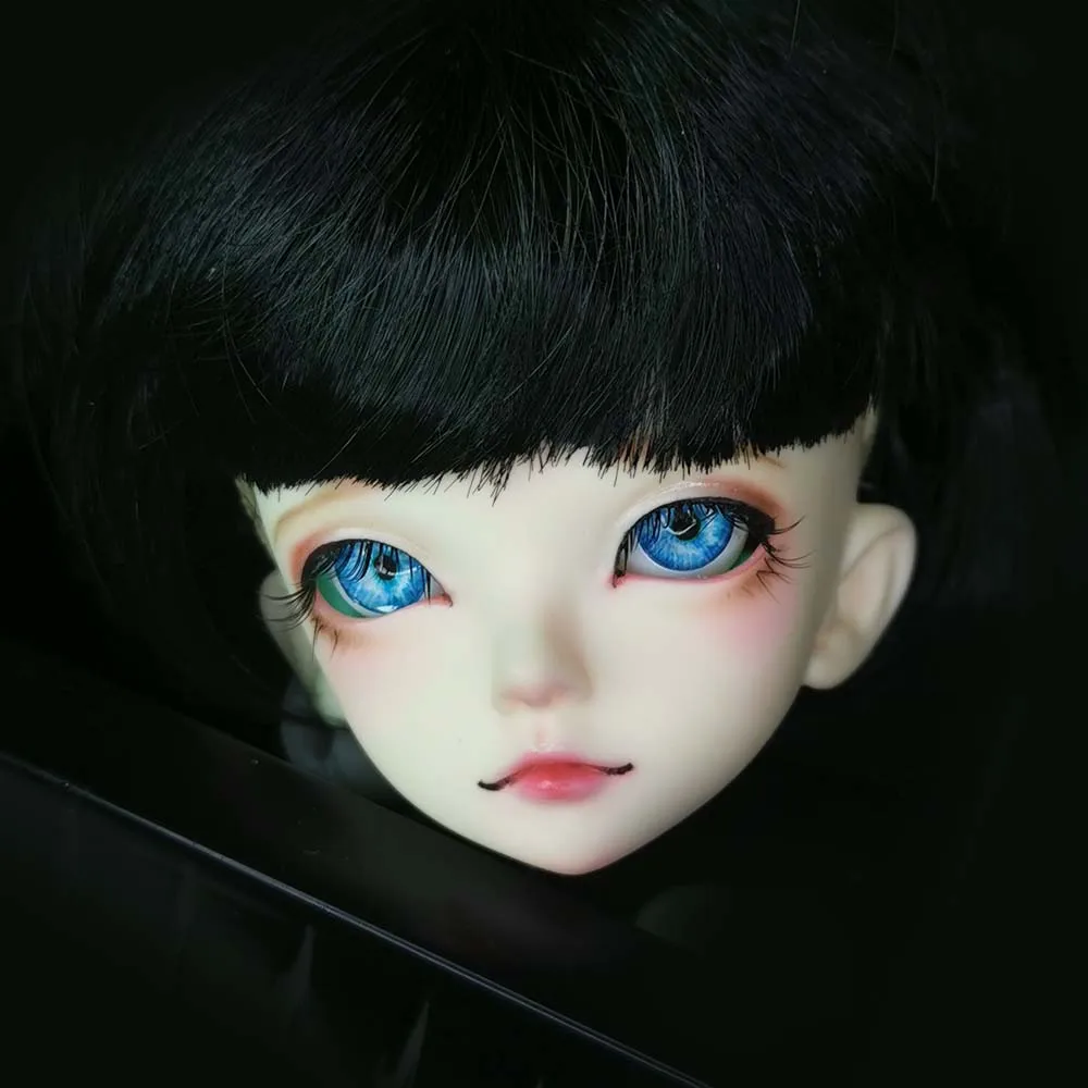 Милый комический Небесно Голубой Снежный bjd eyes 1/4 1/3 1/6 1/8 для BJD/SD MSD 12 мм 14 20 круглый
