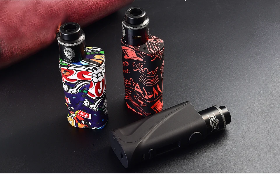 Vapor Storm ECO Pro Kit TC Box Mod Vaper Lion Airflow Control No 18650 Battery for 510 Thread RDA Electronic Cigarette Vape Kit