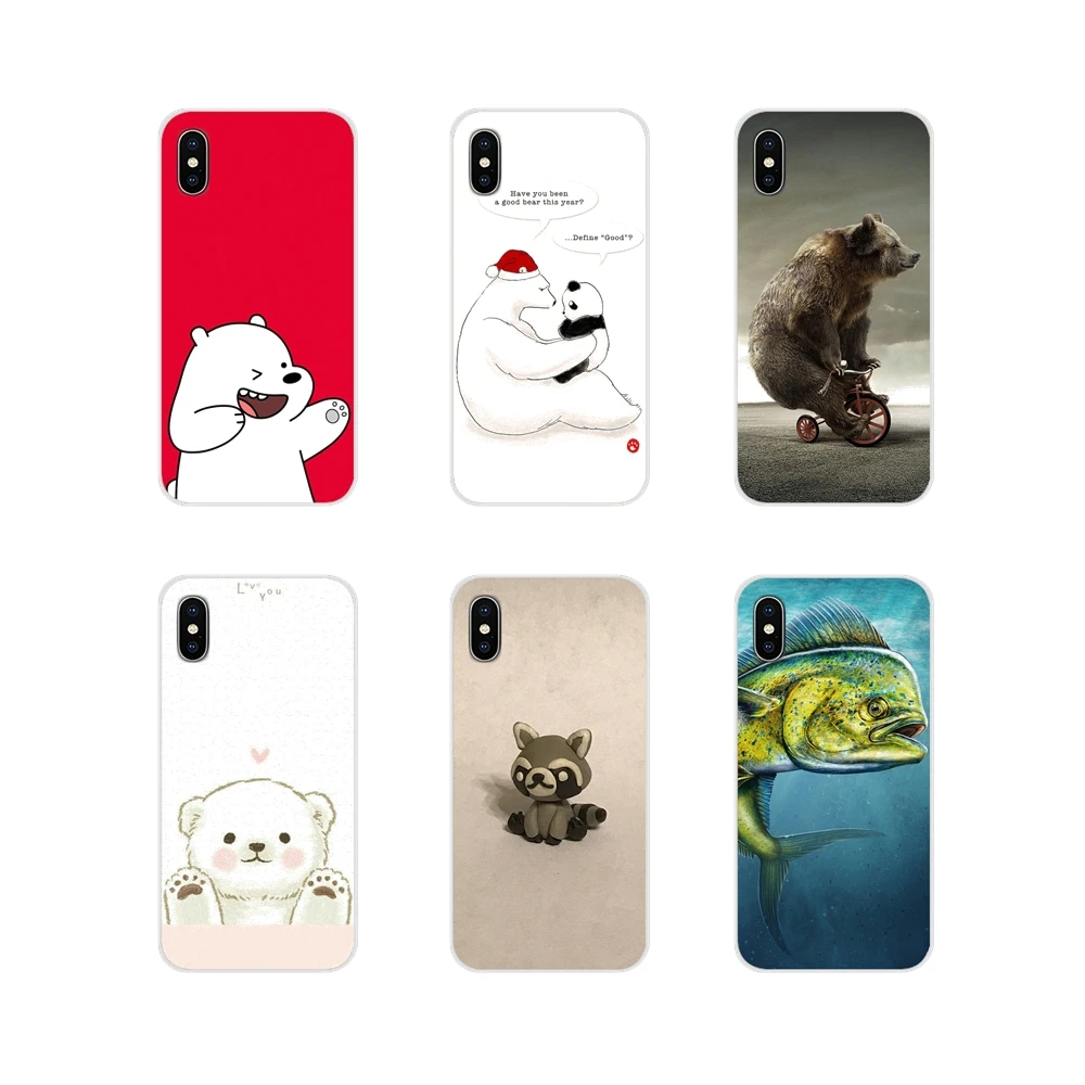 

Accessories Phone Cases Covers For Apple iPhone X XR XS MAX 4 4S 5 5S 5C SE 6 6S 7 8 Plus ipod touch 5 6 Cute Raccoon Teddy Bear