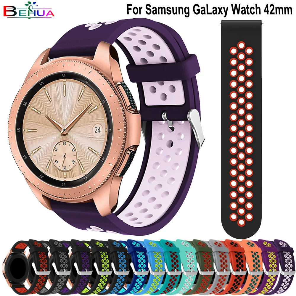 

watch Strap for Samsung Gear S2 Classic 732 Silicone for Samsung galaxy Watch 42mm For Huami Amazfit Bip / Bip U 20mm wristband