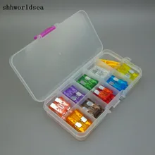 Shhworldsea 90 шт. Средний лезвия предохранитель ассортимент Авто Мото предохранитель комплект APM ATM 5A 7.5A 10A 15A 20A 25A 30A 35A 40A