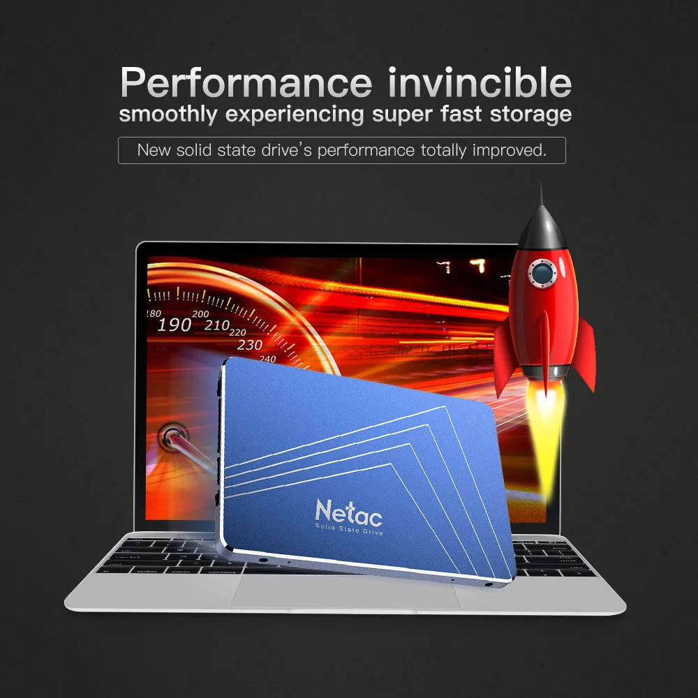 Твердотельный накопитель Netac N600S 128 Гб SSD 2 5 дюйма SATA6Gb/s TLC Nand флеш с Кэш памятью и R/W