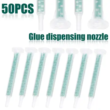 

50pcs Plastic Resin Static Mixer Nozzle F6-16 Mixing Nozzles Epoxy Nozzle Set For 50ml and 37ml Duo Pack Epoxies