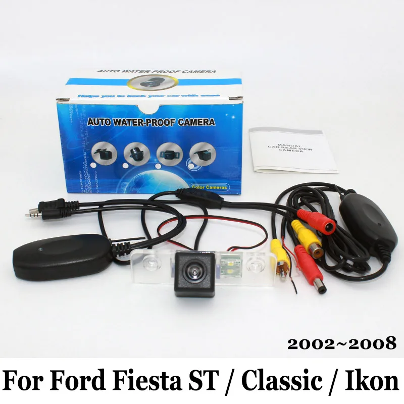 Автомобильная камера заднего вида для Ford Fiesta ST / Classic Ikon 2002 ~ 2008/провод RCA или