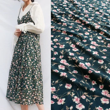 

150cm printed fabric meter micro-perspective chiffon fabric material drape scarf dress polyester fabric wholesale cloth