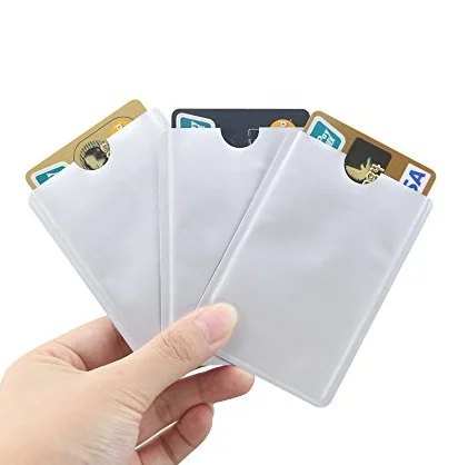 10 x RFID BLOCKING CREDIT DEBIT CARD ID SLEEVE THEFT OYSTER PROTECTION ENVELOPE 