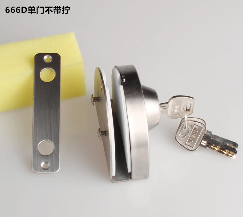 Luxury glass door lock,stainless steel glass door lock,shower door lock