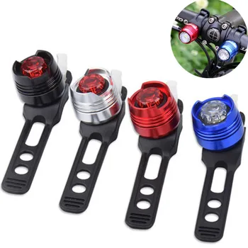 

Super Bright bicycle light cycling led light high Ruby Tail Warning Light Aluminum Helmet Mountain Tail Light bike tool