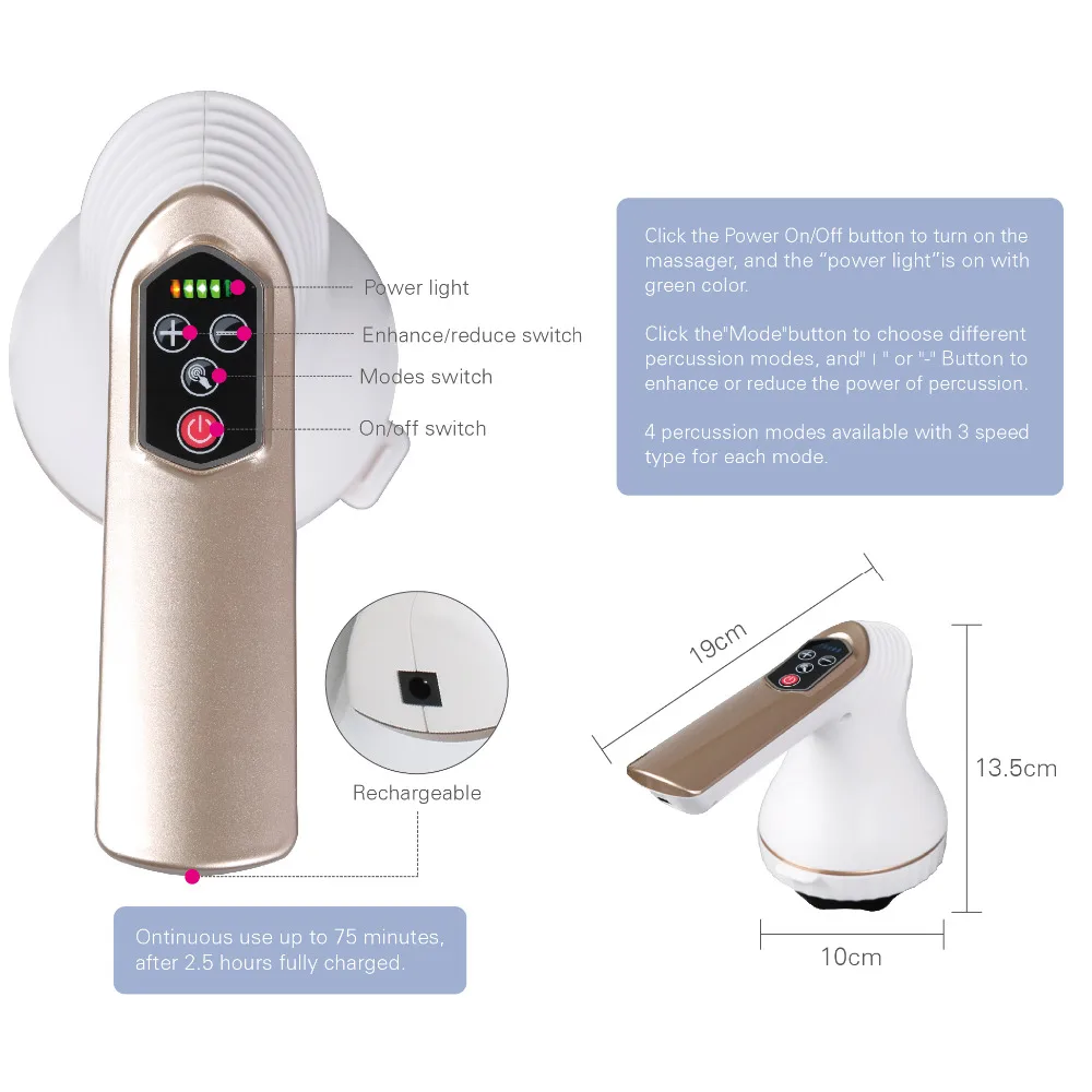 Munti-function Rechargebale cordless SLIMMING MASSAGER Vibration massager for back shoulder Belly massager Abdominal massager Munti-function Rechargebale cordless SLIMMING MASSAGER Vibration massager for back shoulder Belly massager Abdominal massager